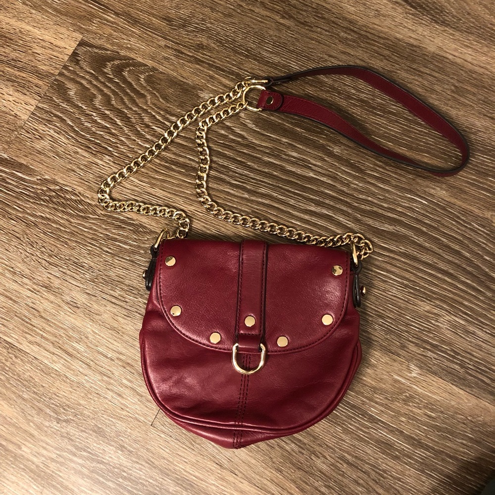 Rebecca Minkoff Mini Crossover Bag in Maroon
